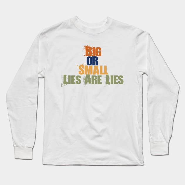 Big and small Long Sleeve T-Shirt by aanygraphic